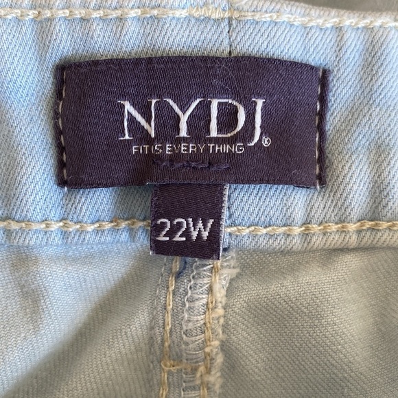 NYDJ - Valhalla Wide Leg Capri Pant with Fray Hem NWT - Picture 8 of 14